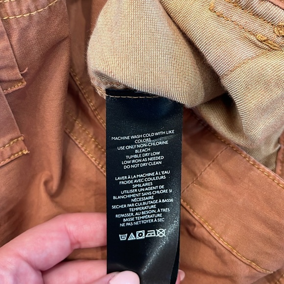 NEW BDG Urban Outfitters Harper Moto Cargo Pants Straight Leg Orange 10 - Picture 9 of 10